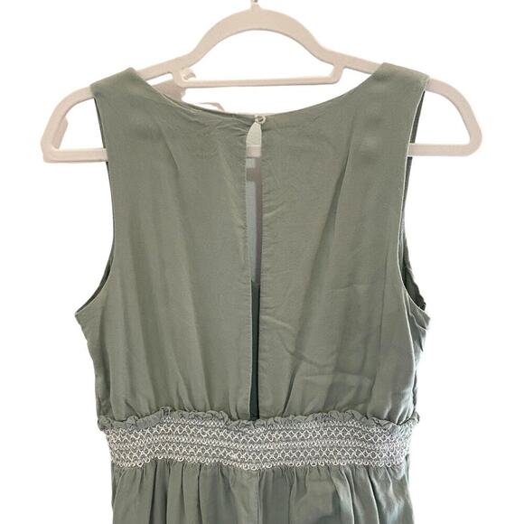Japna Sage Green Wide Leg Crop Jumper Size Large 700E - Picture 3 of 9